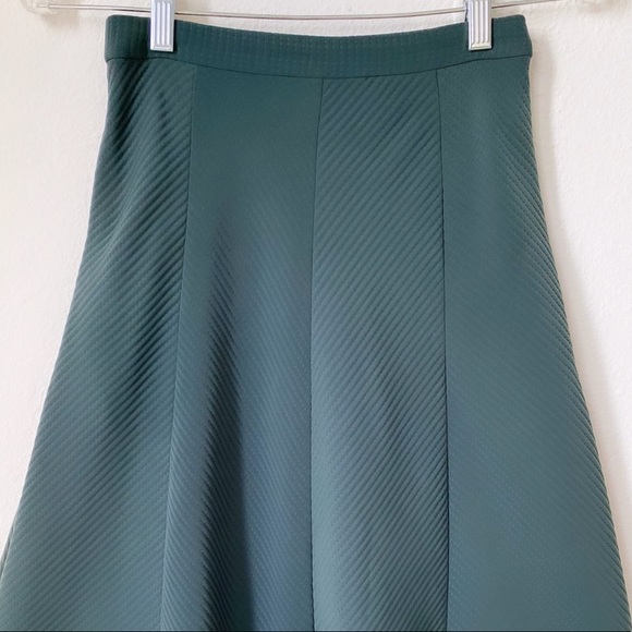 REISS Dark Green Midi Skirt - Size 0 - Picture 7 of 12